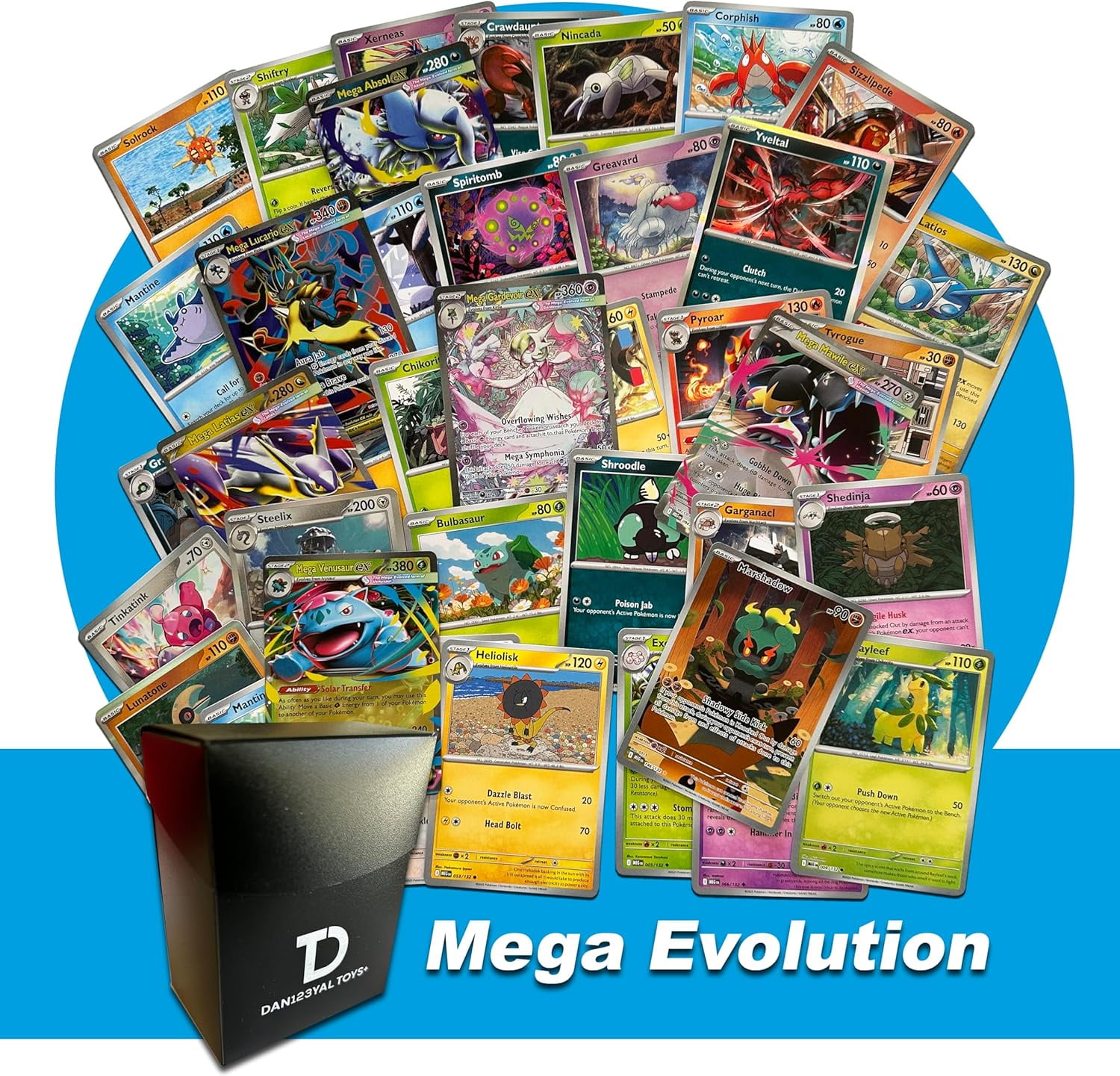 Mega Evolution TCG Pokemon Compatible Random Assortment Bundle || Guaranteed Ultra Rare + 30 Random Cards + Dan123yal Deck Box - Walmart.com Mega Evolution TCG Pokemon Compatible Random Assortment Bundle || Guaranteed Ultra Rare + 30 Random Cards + Dan123yal Deck Box - Walmart.com