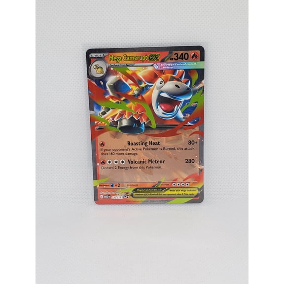 Pokmon Mega Evolution ex Mega Camerupt EX Holo Rare #22/132 Trading Card
