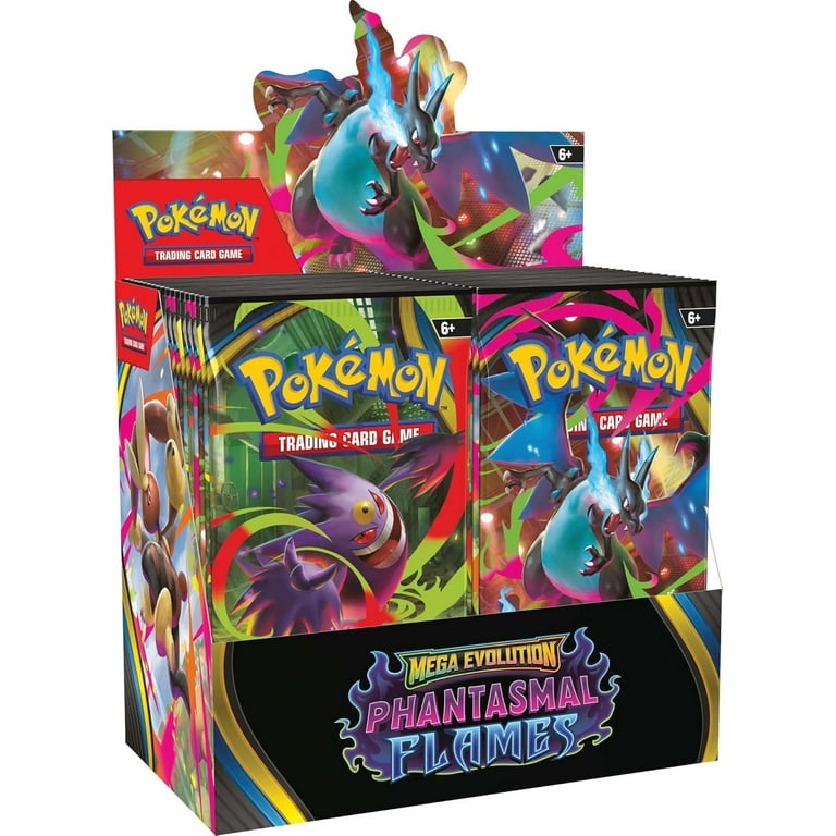 Pokmon - Trading Card Game: Mega Evolution - Phantasmal Flames Booster Box  (36 Packs)