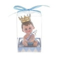 thumbnail image 1 of Mega Favors Keepsake Figurine 12 pcs Baby Boy Wearing Crown Holding Bottle | Awesome Decorations or Party Favors | for Pregnancy Announcements, Gender Reveals, Birthday and Special Celebrations, 1 of 4