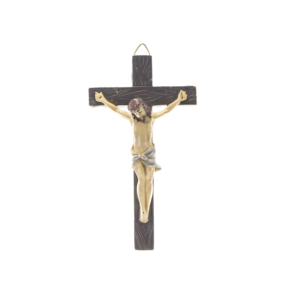 Mega Favors Keepsake Figurine 12 pcs Jesus Crucifixion on Cross | Awesome Decorations or Party Favors | for Baptism, First Communion, Religious and Special Celebrations