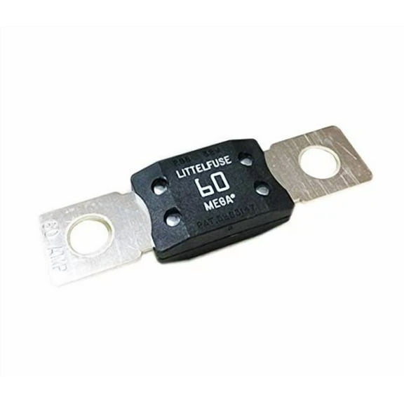 Mega Fuse 60 Amps 36 Volts Heavy Gauge Power Surge Protection Tinned Copper