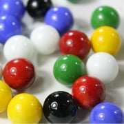 Mega Game Replacment Marbles 14mm -Solid Glass-30 Pieces - Chinese Checkers, Crafting Muli