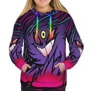 Mega Gengar Sweatshirt For Womens Fashion Hoodies Pullover Athletic Daily Hoody Hooded Clothing Gift Small
