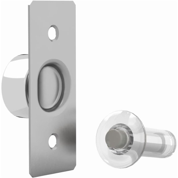 Mega Handles 3.35" Spring Door Stopper with Rustproof Heavy Duty Iron, Screw & Rubber Tip | Safe for Kids, Easy to Install, Flexible Design