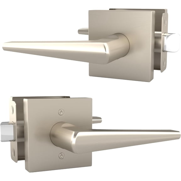 Mega Handles | Schein Passage Lever | Satin Nickel