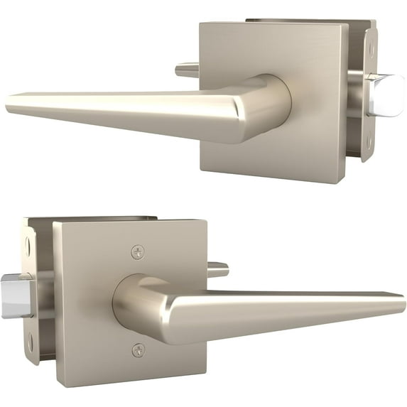 Mega Handles | Schein Passage Lever | Satin Nickel