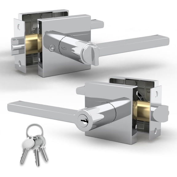 Mega Handles | Prime Entry Lever | Polished Chrome