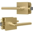 thumbnail image 1 of Mega Handles | Prime Passage Door Lever | Satin Brass, 1 of 4