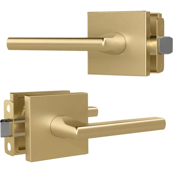 Mega Handles | Prime Passage Door Lever | Satin Brass