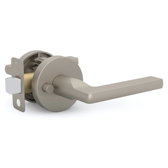 Mega Handles | Ralph Privacy Door Lever | Satin Nickel