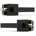 thumbnail image 1 of Mega Handles | Robell Privacy Lever | Matte Black, 1 of 3