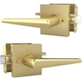 thumbnail image 1 of Mega Handles | Schein Privacy Lever | Satin Brass, 1 of 3