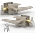thumbnail image 1 of Mega Handles | Schein Entry Lever | Satin Nickel, 1 of 3