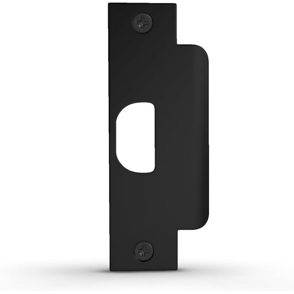 Mega Handles Standard ASA Strike Plates for Doors, Stainless Steel, Simple Installation, 4-7/8" x 1-1/4", Mounting Holes 2-1/8" Apart