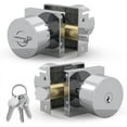 thumbnail image 1 of Mega Handles | Suana Entry Knob | Polished Chrome, 1 of 4