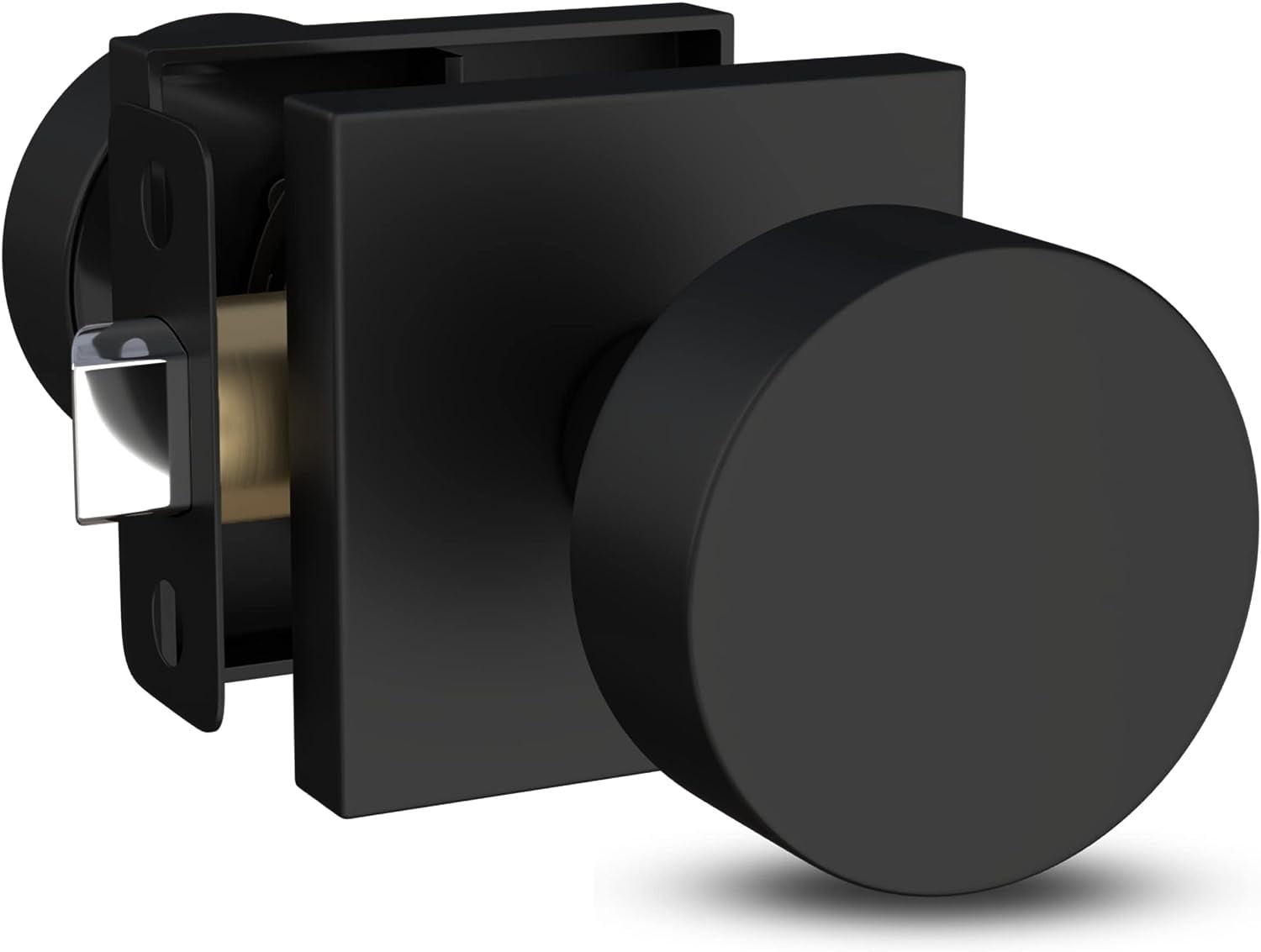 Mega Handles | Suana Passage Door Knob | Matte Black