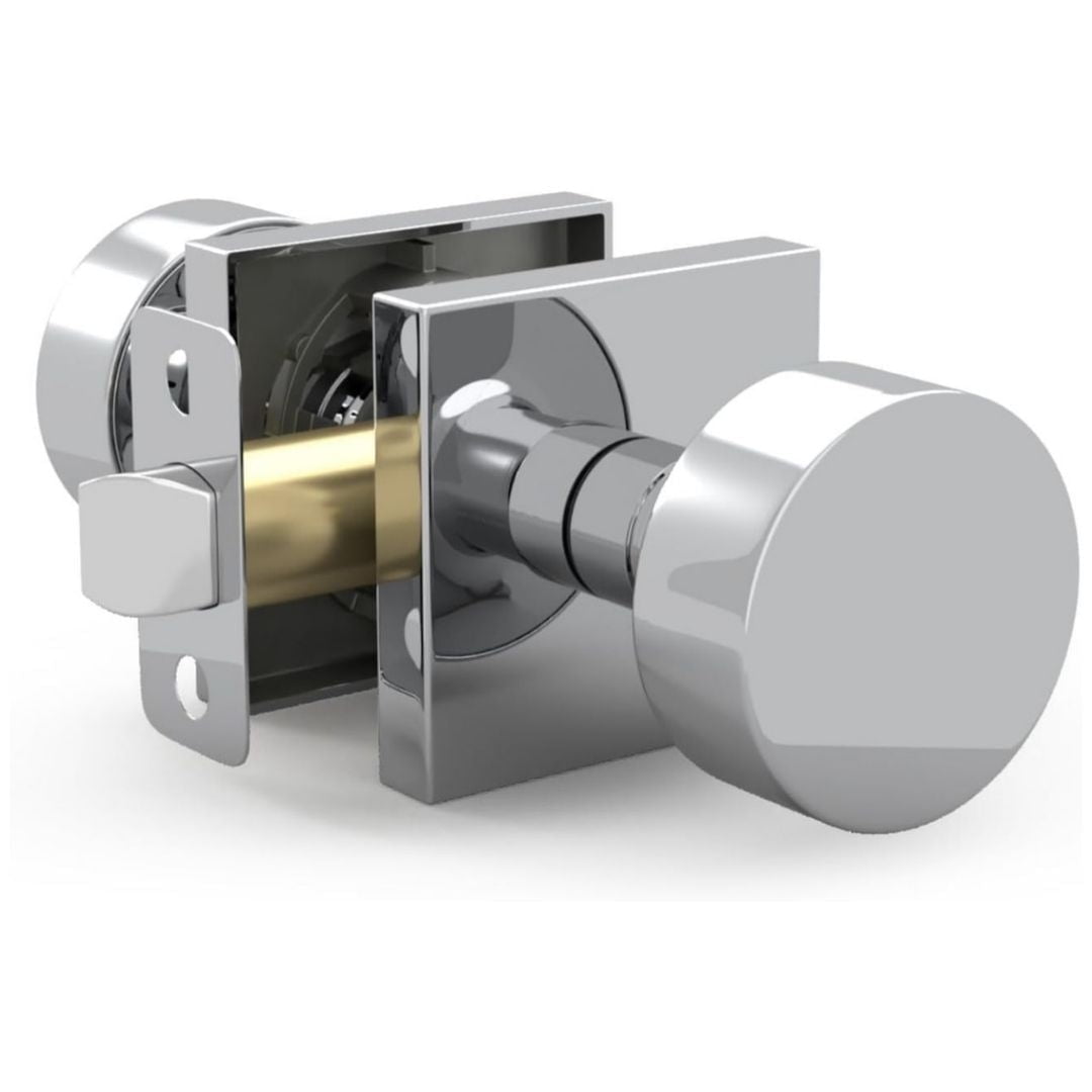 Mega Handles | Suana Passage Knob | Polished Chrome