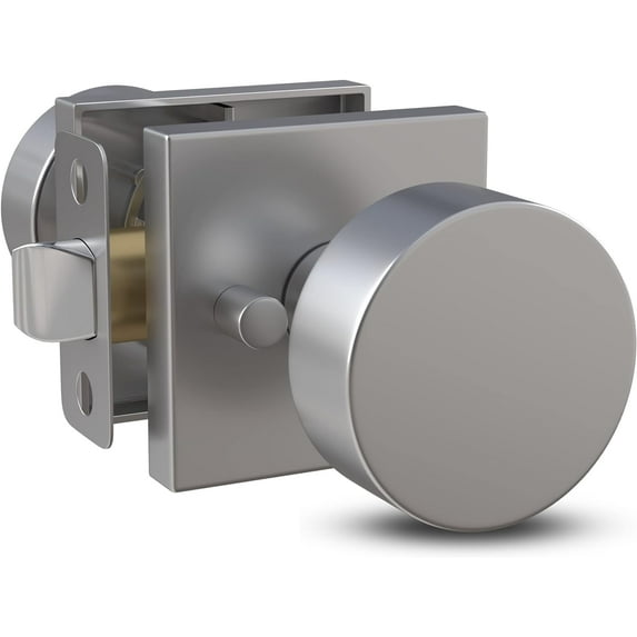 Mega Handles | Suana Privacy Door Knob | Satin Nickel