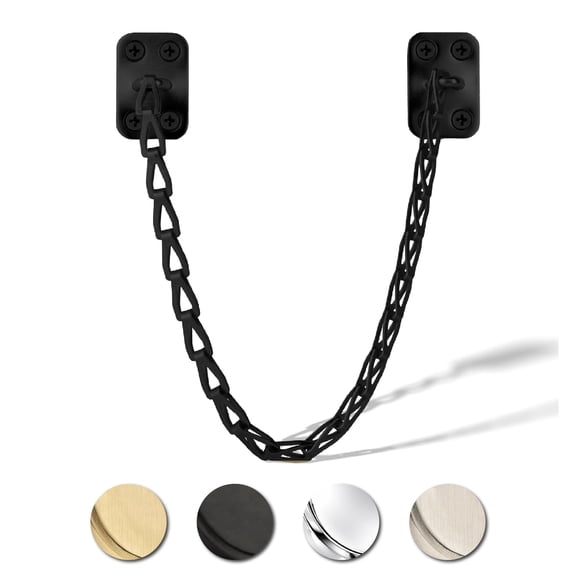 Mega Handles - Transom Door Chain 12" I Transom Door Window Locks Stainless Steel Matte Black