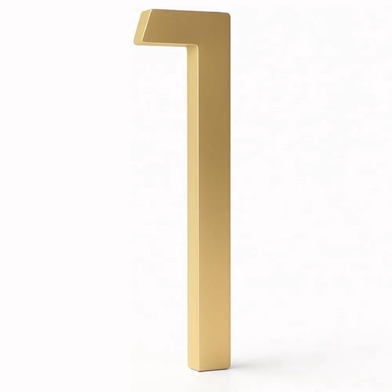 Mega Handles Outdoor House Numbers | Wall Mounted Numbers for Address | Heavy Duty Metal Numbers