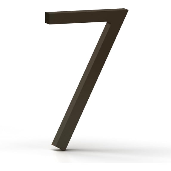 Mega Handles Outdoor House Numbers | Wall Mounted Numbers for Address | Heavy Duty Metal Numbers