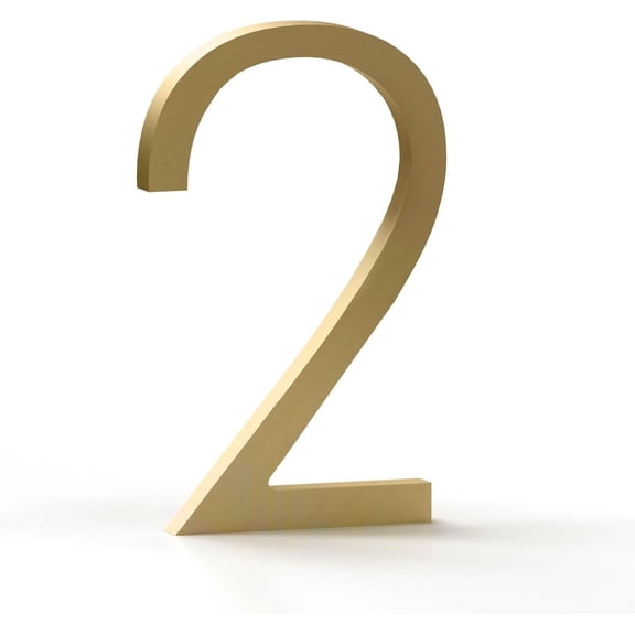 Mega Handles Outdoor House Numbers | Wall Mounted Numbers for Address | Heavy Duty Metal Numbers
