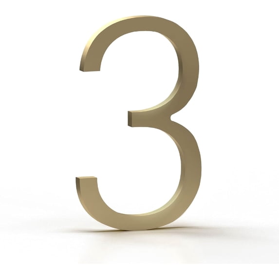 Mega Handles Outdoor House Numbers | Wall Mounted Numbers for Address | Heavy Duty Metal Numbers