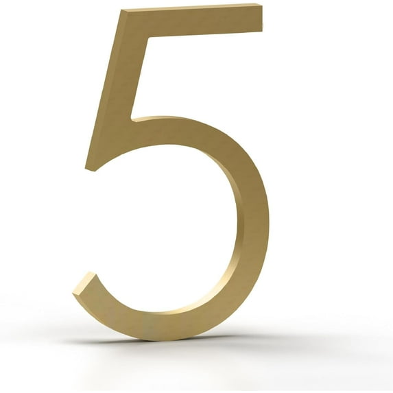 Mega Handles Outdoor House Numbers | Wall Mounted Numbers for Address | Heavy Duty Metal Numbers