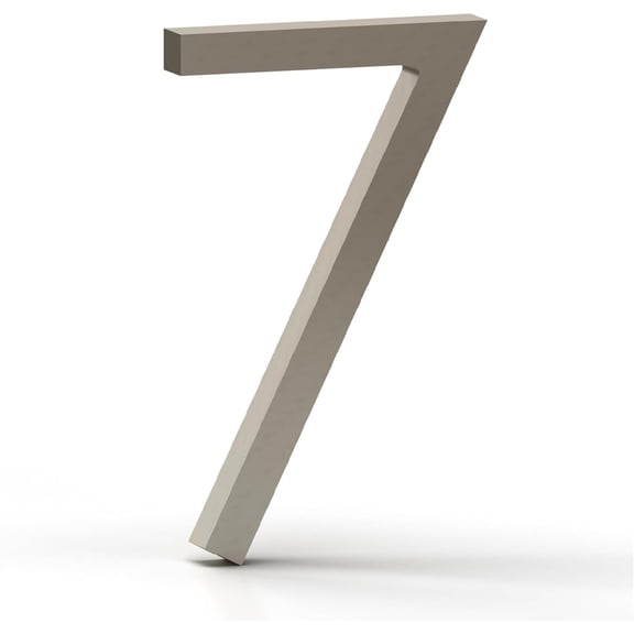 Mega Handles Outdoor House Numbers | Wall Mounted Numbers for Address | Heavy Duty Metal Numbers