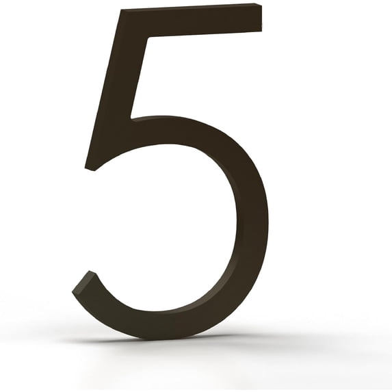 Mega Handles Outdoor House Numbers | Wall Mounted Numbers for Address | Heavy Duty Metal Numbers
