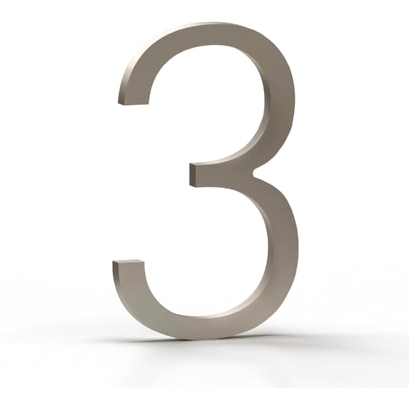 Mega Handles Outdoor House Numbers | Wall Mounted Numbers for Address | Heavy Duty Metal Numbers