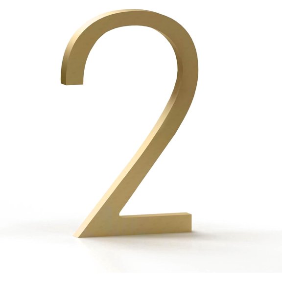 Mega Handles Outdoor House Numbers | Wall Mounted Numbers for Address | Heavy Duty Metal Numbers