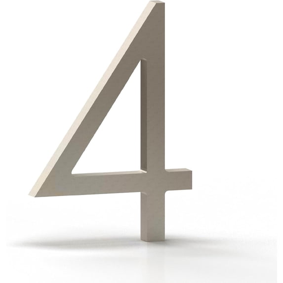 Mega Handles Outdoor House Numbers | Wall Mounted Numbers for Address | Heavy Duty Metal Numbers