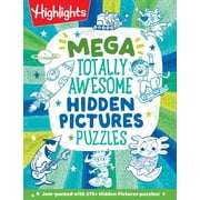 Mega Totally Awesome Hidden Pictures Puzzles Big Puzzle Book with over 300 Hidden Objects Scenes and Puzzle Games for Kids Ages 6-12 Paperback
