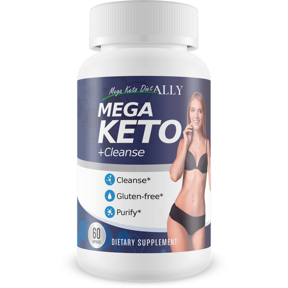 Mega Keto Diet + Cleanse - Help Reduce Gut Bloat - Blast Out Carbs to Support Ketosis Cleanse - Digestive Cleansing Ketogenic Support - Body Cleanse & Liver Cleanse - Help Support Overall Health