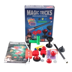 Mega Magic Kit, Box of Tricks, Amazing Magic Tricks for Kids, More Than 75 Magic Tricks for Kids to Perform, Step-by-Step Video Instructions for Each Trick Provided by a Professional Magician