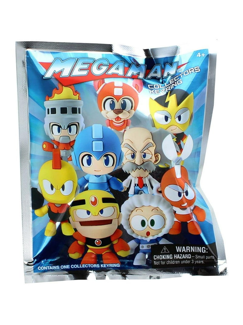 Mega Man 3D Foam Figure Keychain - One Random - Walmart.com