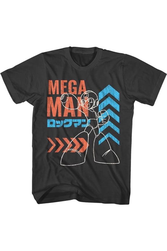 Mega Man Arrows Smoke T-Shirt