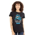 thumbnail image 1 of Mega Man Cartoon Slidin Into Trouble Women's T Shirt Ladies Tee Brisco Brands S, 1 of 5