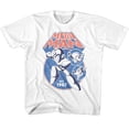 thumbnail image 1 of Mega Man Circles White Youth T-Shirt, 1 of 2