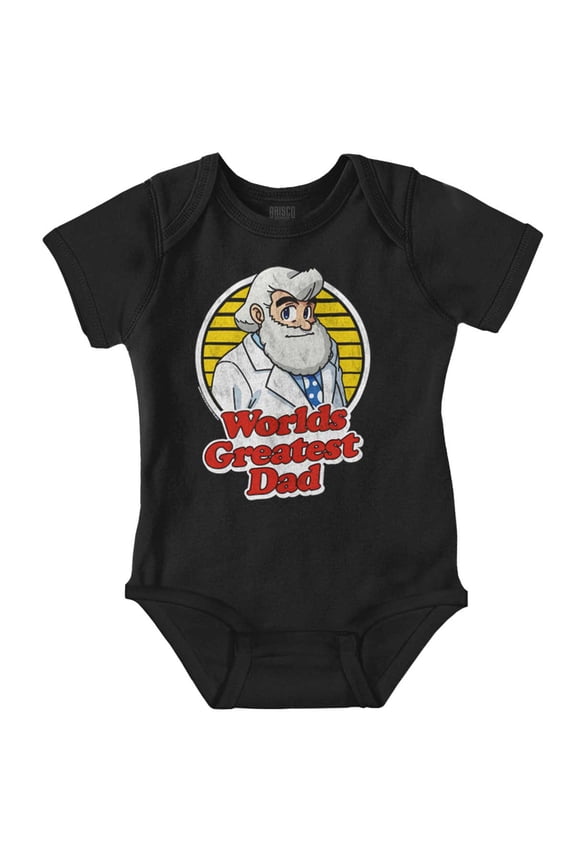 Dr Light Worlds Greatest Dad Bodysuit Jumper Boys Infant Baby Brisco Brands 6M