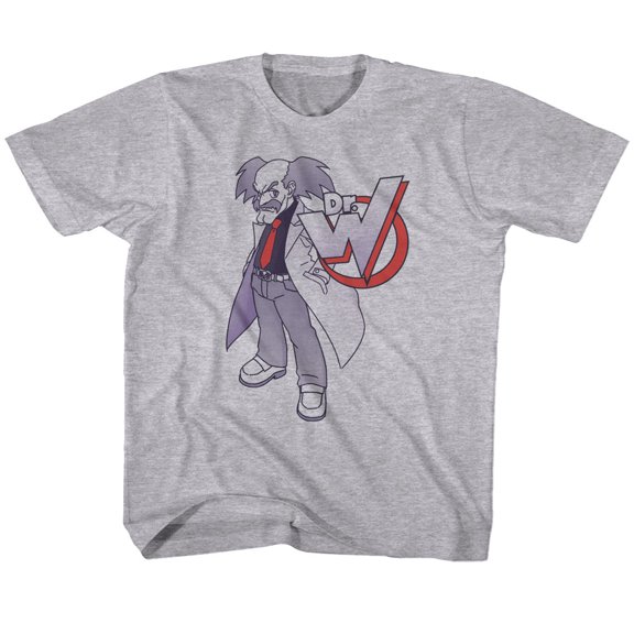 Mega Man Dr. Willy Gray Heather Toddler T-Shirt