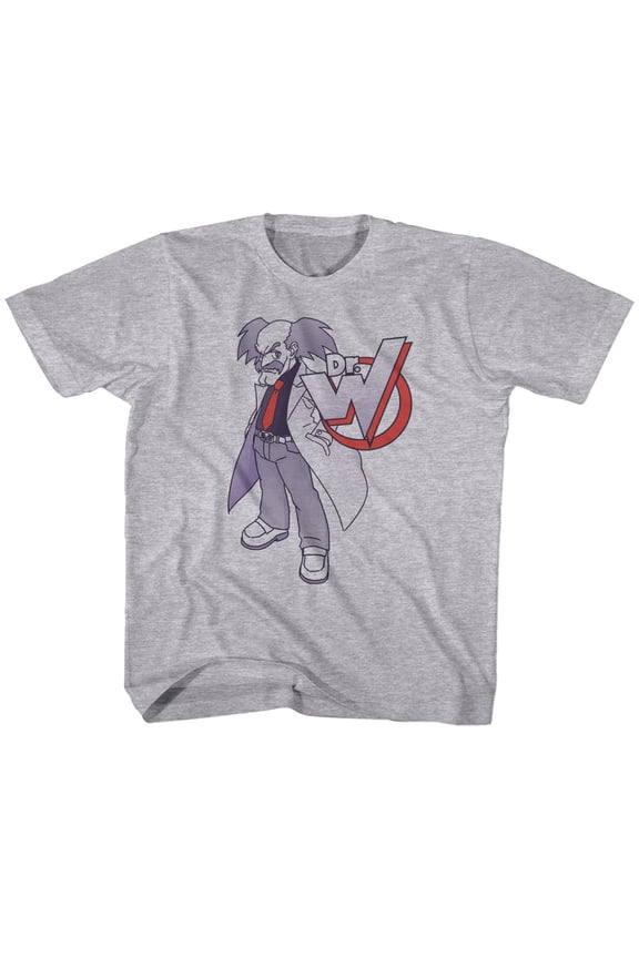 Mega Man Dr. Willy Gray Heather Youth T-Shirt