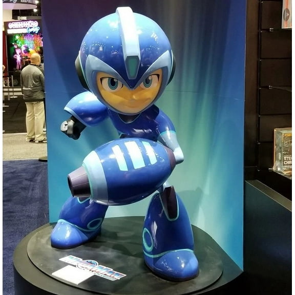 Mega Man Fully Charged 1:1 Scale Life Size Statue