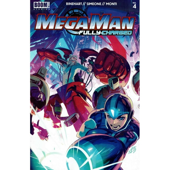 Mega Man: Fully Charged #4A VF ; Boom! Comic Book