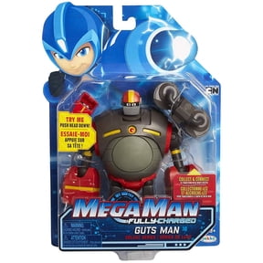 Mega Man Fully Charged Series 1 Guts Man Deluxe Action Figure