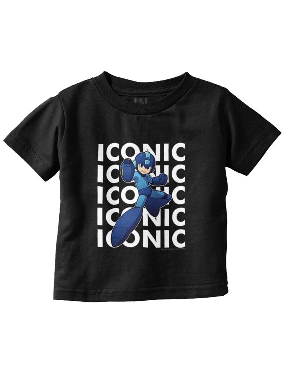 Mega Man Iconic Video Game Character Toddler Boy Girl T Shirt Infant Toddler Brisco Brands 18M