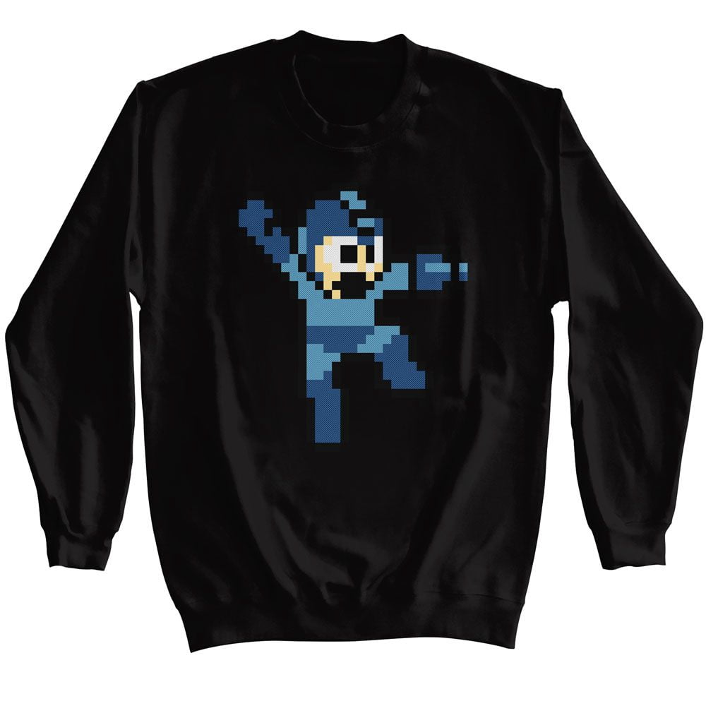 Meman Clothes Mega Man Jumpman Black Sweatshirt - Walmart.com