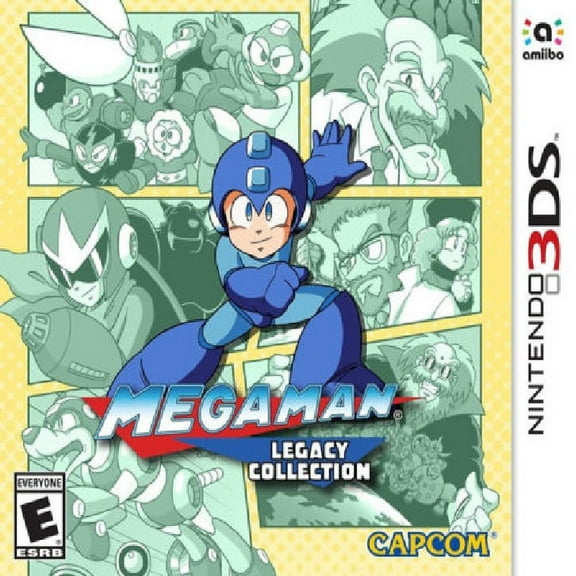 Restored Mega Man Legacy Collection Nintendo, 3DS RPG Battle, Parental Controls, RPG, Battle, Action, Adventure Role-Playing, Action Adventure Game